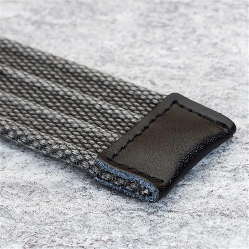 Nylon clip terrace Braided Belt Ladies Jeans Watch Strap Dninmim Men's Canvas Belt Metal Pin Buckle Military 