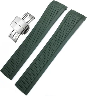 Nylon Leather Silicone Strap Folding Buckle Strap Watch Strap Strap Watch Strap Rubber Strap Silicone Strap Universal Strap eel muscular apprenticeship Buckle Strap Cowhide Strap 