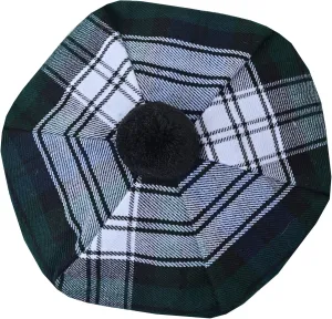 O Shanter Hat Men Caps with Pompom Classic Scottish excursion Caps for Men Scottish Tam Hat Traditional Tam 