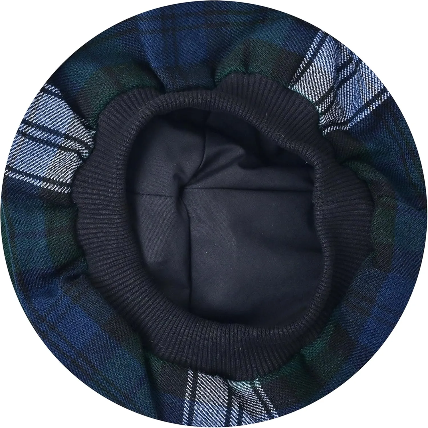 O Shanter Hat Men Caps with Pompom Classic Scottish excursion Caps for Men Scottish Tam Hat Traditional Tam 