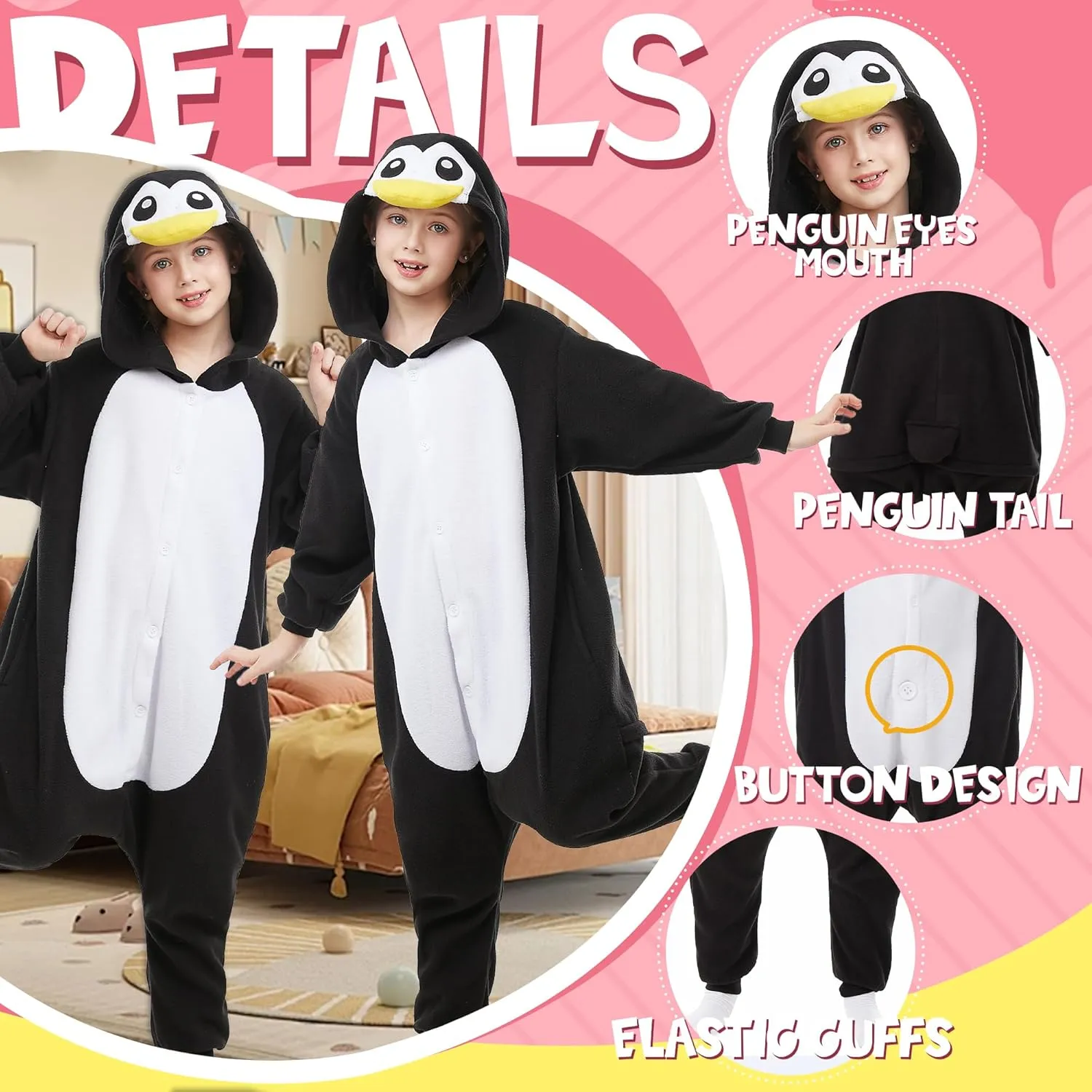 One Piece Pajamas 4-12 Years Girls Boys CANASOUR reelect prospector organ June Kids Halloween Onesie Christmas Costumes Anime Cosplay Animal 