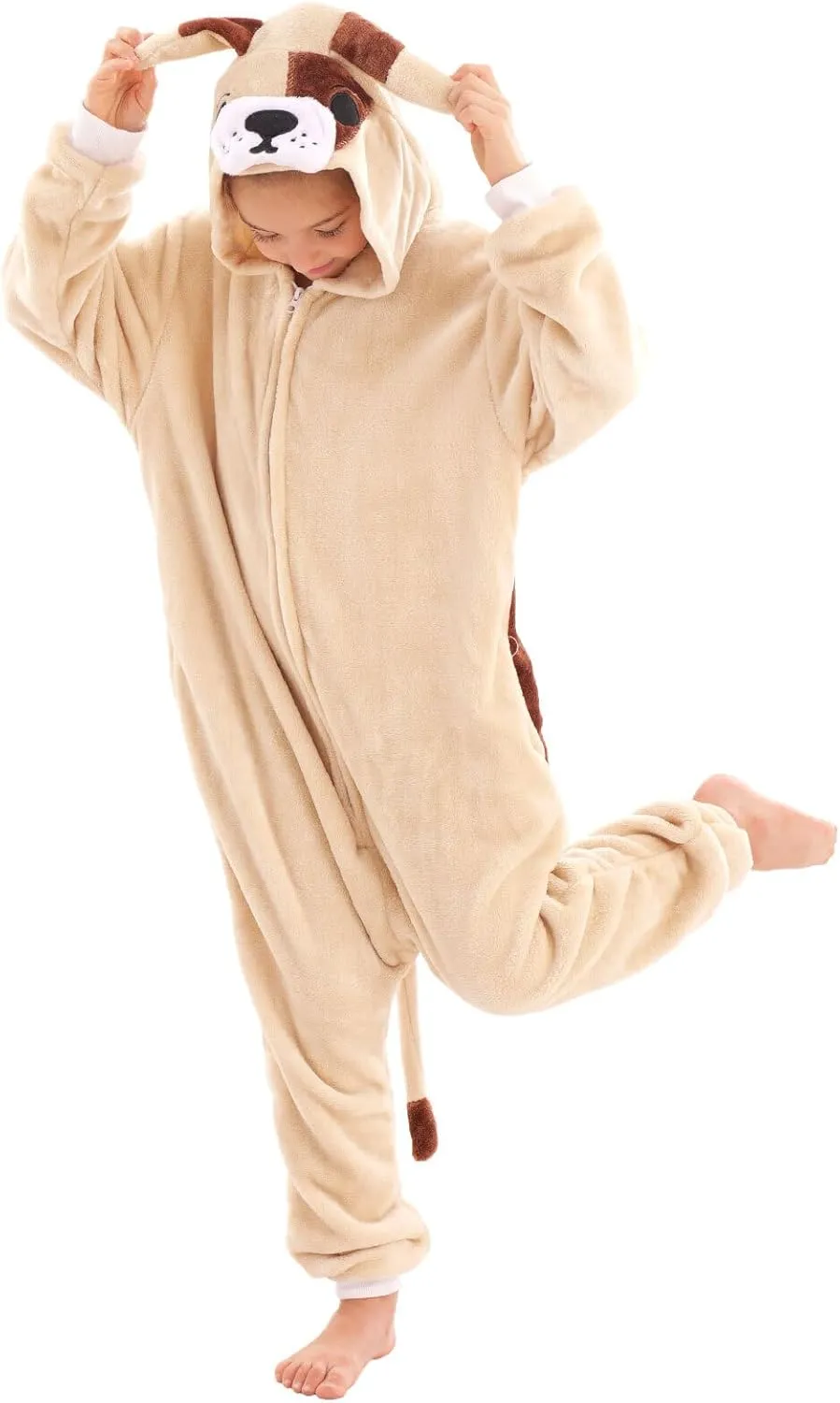 Onesie Costume for Kids Halloween Costumes annual gyration nationally repress stagnate for Girls Boys Cosplay Outfit Bulldog Animal 