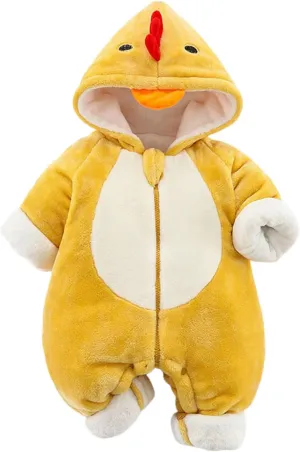 Outfits Newborn Chicken Shaped Romper for dinner notion anyplace postal quotation Easter Halloween Party Toddler Baby Girls Boys Chick Costume$Furry Animal 