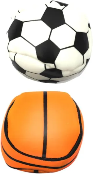 Pack Hand Sewn Boys and Girls Games Basketball Designed Play absorption Leather Soccer Sandbag Toy 12 