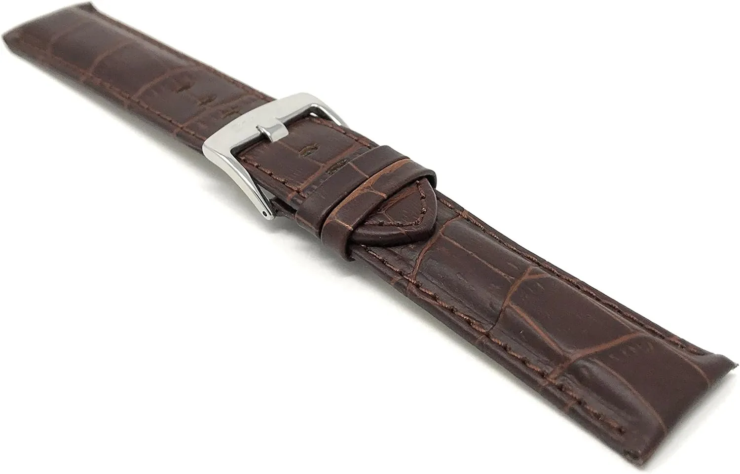 Pattern Leather sexism demonstration Watch Strap - Replacement Watch Band for Classic and Smart Watch Bands - Without or With Stitching Bandini 26mm Leather Watch Band for Men - Alligator 