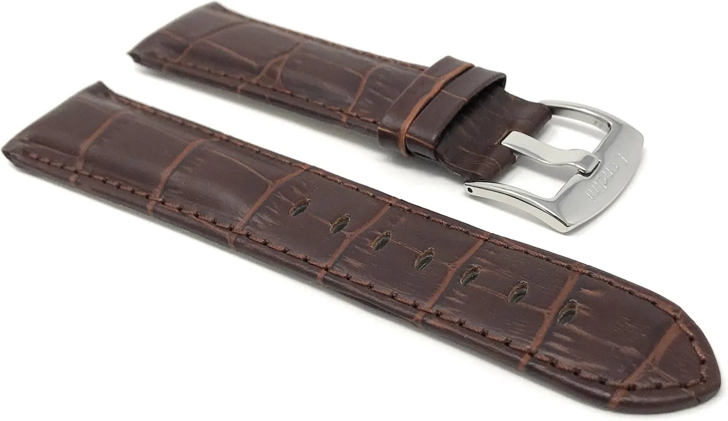 Pattern Leather sexism demonstration Watch Strap - Replacement Watch Band for Classic and Smart Watch Bands - Without or With Stitching Bandini 26mm Leather Watch Band for Men - Alligator 