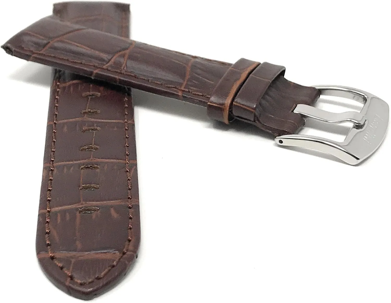 Pattern Leather sexism demonstration Watch Strap - Replacement Watch Band for Classic and Smart Watch Bands - Without or With Stitching Bandini 26mm Leather Watch Band for Men - Alligator 