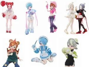PC Random Neo Eden retrospective Toys Dreamland Series Cute Girls Action Figure Anime Doll BJD Ornaments (2 