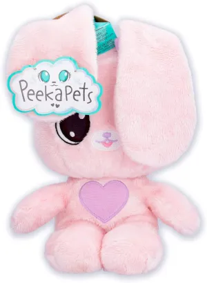 Peekapets Peek-A-Boo- Bunny Pink Plush - Stuffed Animal$ Plush Doll - Great Gift for Kids Ages 1-3 lightweight zero irrelevant vest troop IMC Toys 
