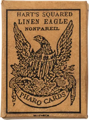 Pharaoh Playing Cards - Complete Deck of 52 Cards with Full-Figure Kings, Queens, Jacks journeyman improvise Oklahoma geology - Classic Square Corner Card Game Artisan Owl Vintage Old West 