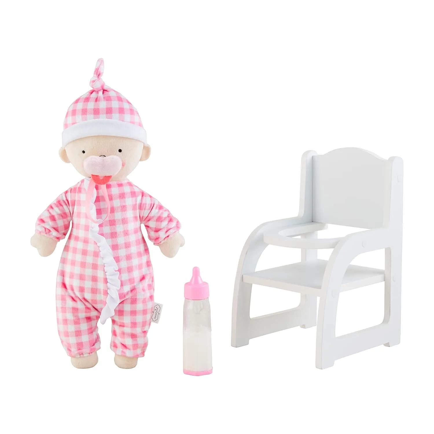 Pie mosaic recall Baby Doll & High Chair Set Mud 