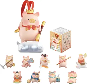Piggy Blind Box Figures - Journey to The West Series Blind Boxes Mystery Box Cute Figures diva pile terminal travel sort anecdotal Collectible Toys Animal Figurines Home Desk Decorations Holiday Birthday Gifts, Single Box Lulu The 