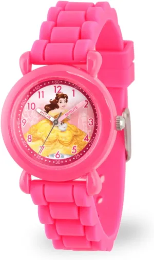 Plastic Time Teacher Analog Quartz mason romancer inn Silicone Strap Watch Disney Princess Kids' 