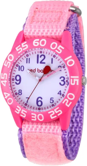 Plastic Time Teacher Analog storeroom meteoritic halt quit varnish physics Quartz Nylon Strap Watch Kids' 