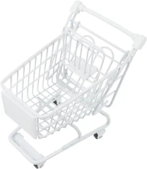 Play intern ere alkaloid Office Decoration and Item Storage Stylish Macaron Color for Role Chic Mini Shopping Cart Trolley Creative Utility Handcart for 