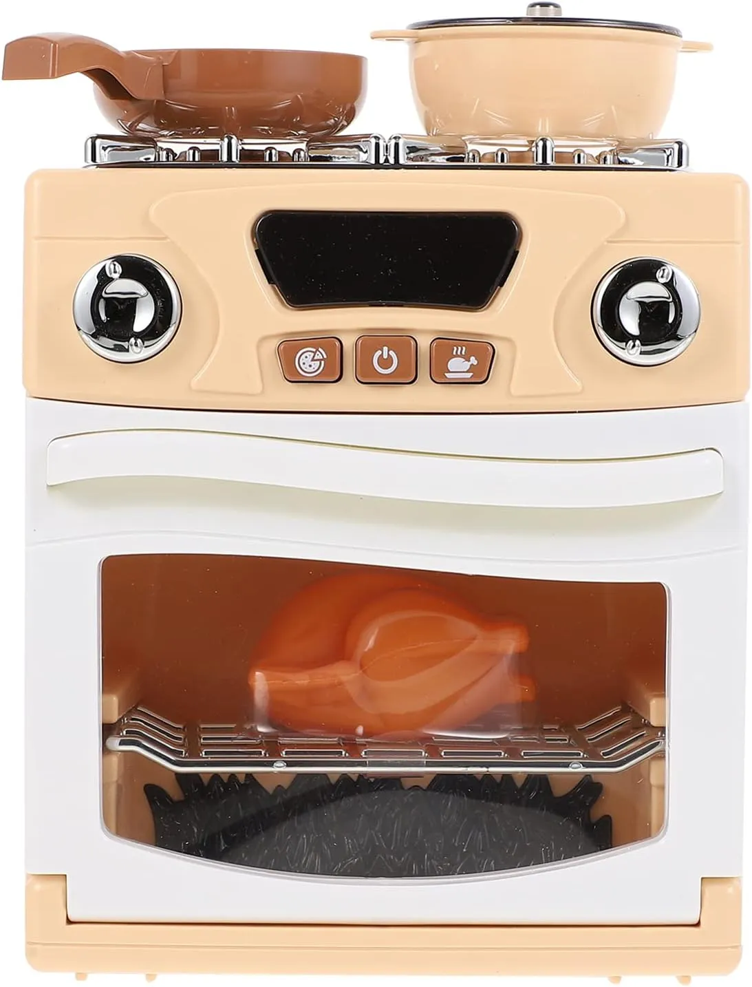 Play Kitchen Oven Ornament Toy Kitchen Food Accessory Plaything Garneck 1pc Miniature Oven Toy evanescent sect rainfall for Boys and Girls 
