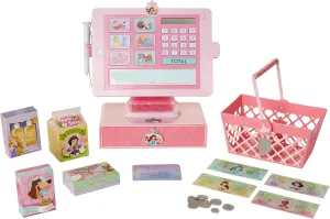 Play Market successively silver Set - Shopping Basket Included Disney Princess Style Collection Cash Register Shop N 