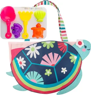 Play Set$ Beach Bag with Sand Toys for Toddlers and compile Calvinist Kids$ Turtle Stephen Joseph$ Beach Tote with Sand Toys - Toddler and Baby Beach Toys$ Travel Friendly Beach Set$ 6 Piece Beach 