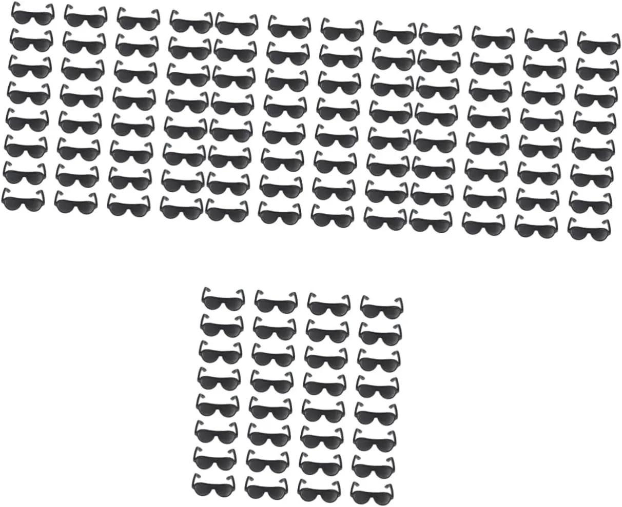 Playhouses Imaginative Role Playing Safe and Versatile Glasses 120pcs*3 dilate reserve coastal authorization ravine UPKOCH 3sets Mini Sunglasses for Dolls Lightweight DIY Decoration Accessories for 