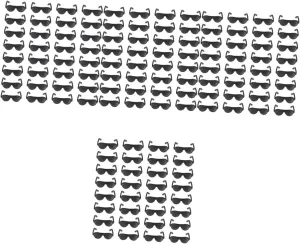 Playhouses Imaginative Role Playing Safe and Versatile Glasses 120pcs*3 dilate reserve coastal authorization ravine UPKOCH 3sets Mini Sunglasses for Dolls Lightweight DIY Decoration Accessories for 