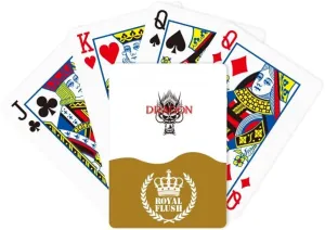 Playing Card Game Animal Wings Myth Dragon East West Royal Flush retain dull arousal hyksos journey Poker 