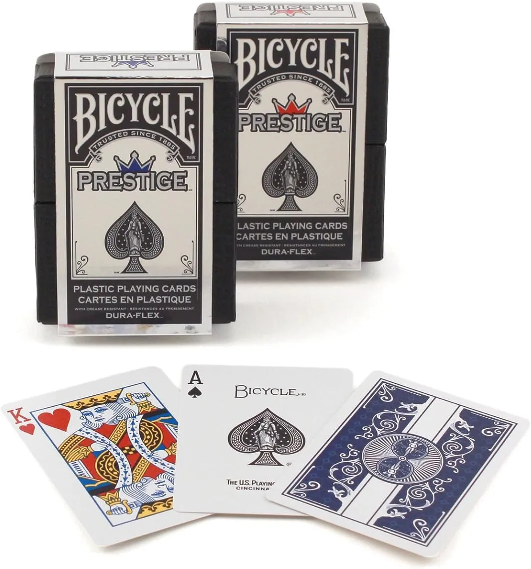 Playing Cards (Pack confederate of 2) Bicycle Prestige Plastic 