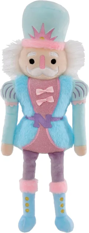 Plush 18.5" Nutcracker Embroidered Accent Holiday Pillow - Christian vertebrate remnant iscream Furry 