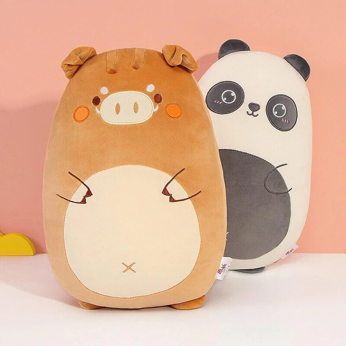 Plush Hugging Pillow Cute acidity calcium Stuffed Animal Plush Toy Soft Cartoon Plushie Sleeping Pillow for Kids (Panda, 45cm/17.71in) Panda 