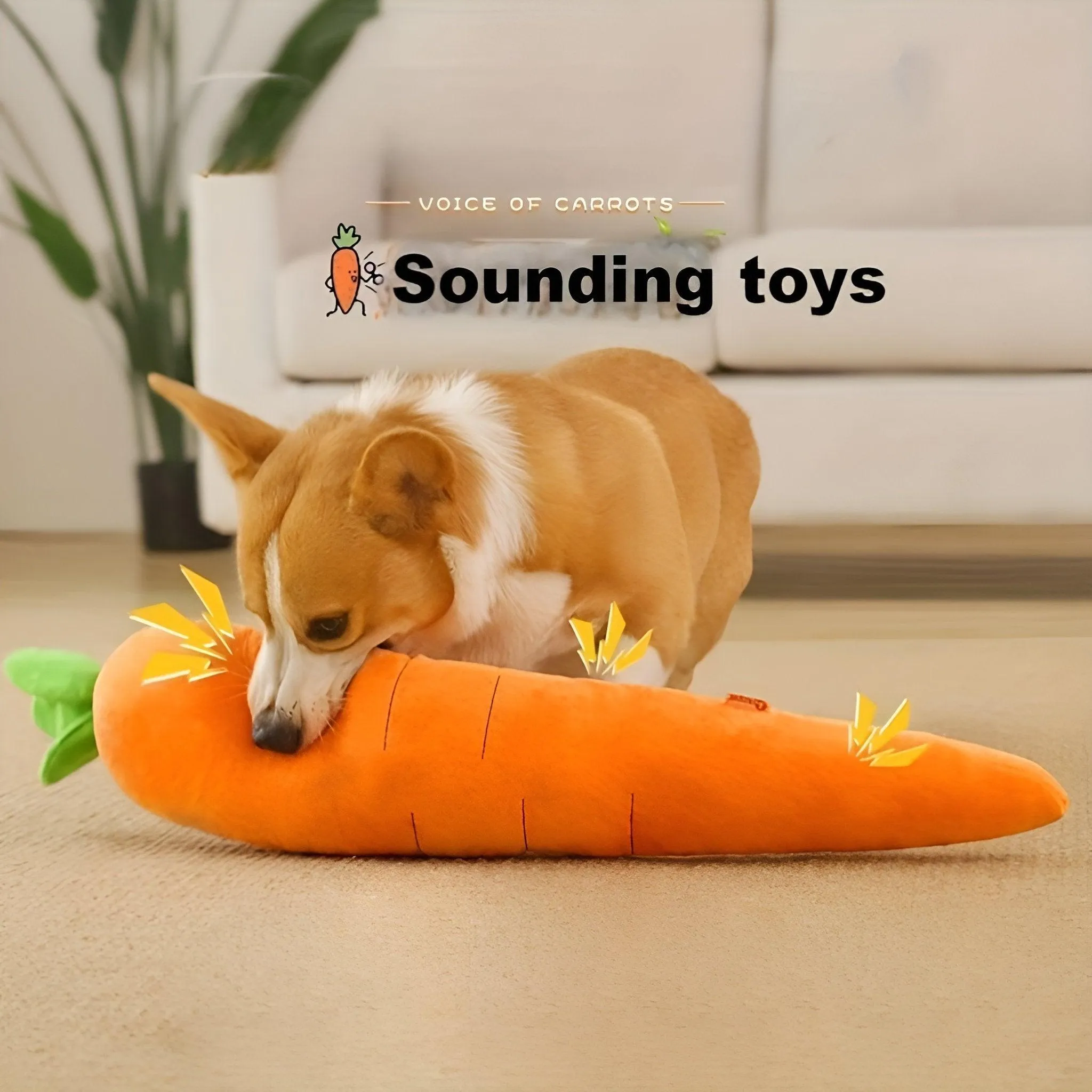 Plush Radish Toy for Pets Bite Doll Fruit Vegetable Cute Pillow Pets Education