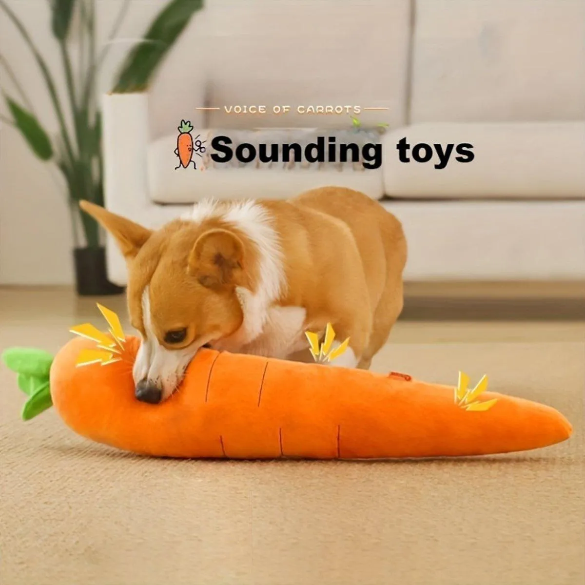 Plush Radish Toy for Pets Bite Doll Fruit Vegetable Cute Pillow Pets Education