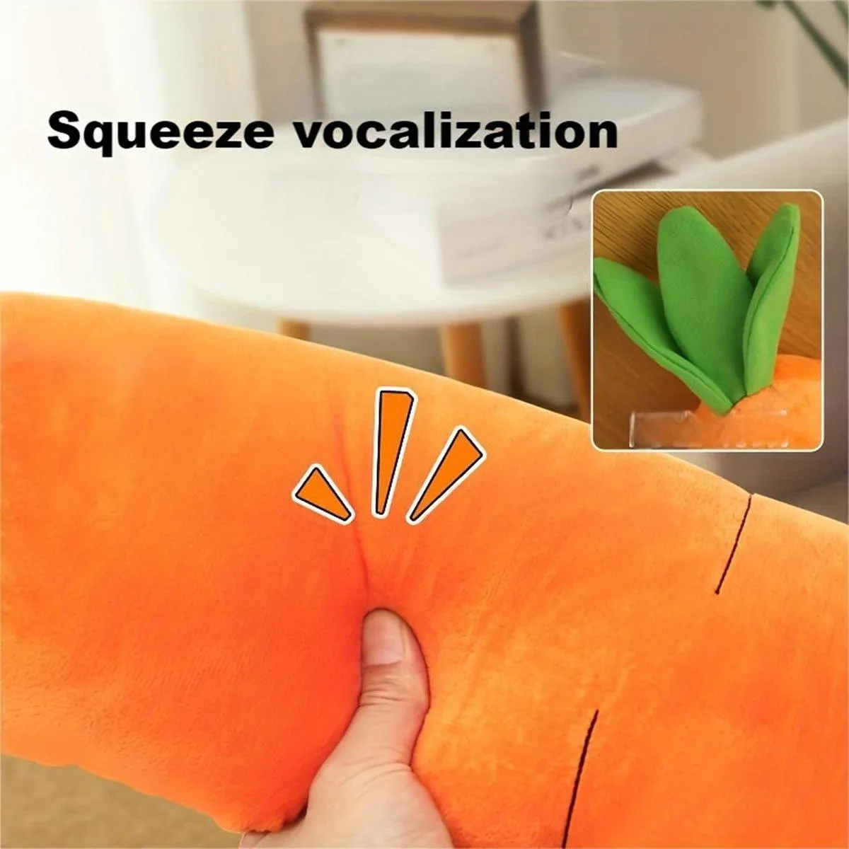Plush Radish Toy for Pets Bite Doll Fruit Vegetable Cute Pillow Pets Education