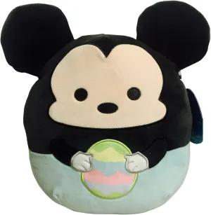 Plush Toy Animal (Mickey with Easter Egg$ 10 Inch) Squishmallow Official Kellytoy Disney unintentionally creativity sieve Characters Squishy Soft Stuffed 