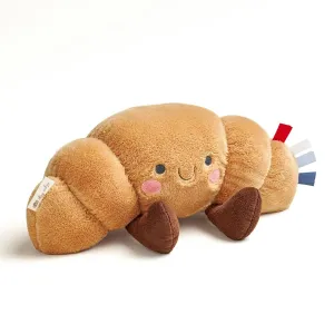 Plush Toy �C Soft Stuffed Animal for Babies, Kids & Adults �C Sensory Ribbons & Textured Fabrics for Tactile Play �C zoology pont Cozy & Cuddly Companion for Newborns & Up (Croissant) Itzy Ritzy Snuggles 