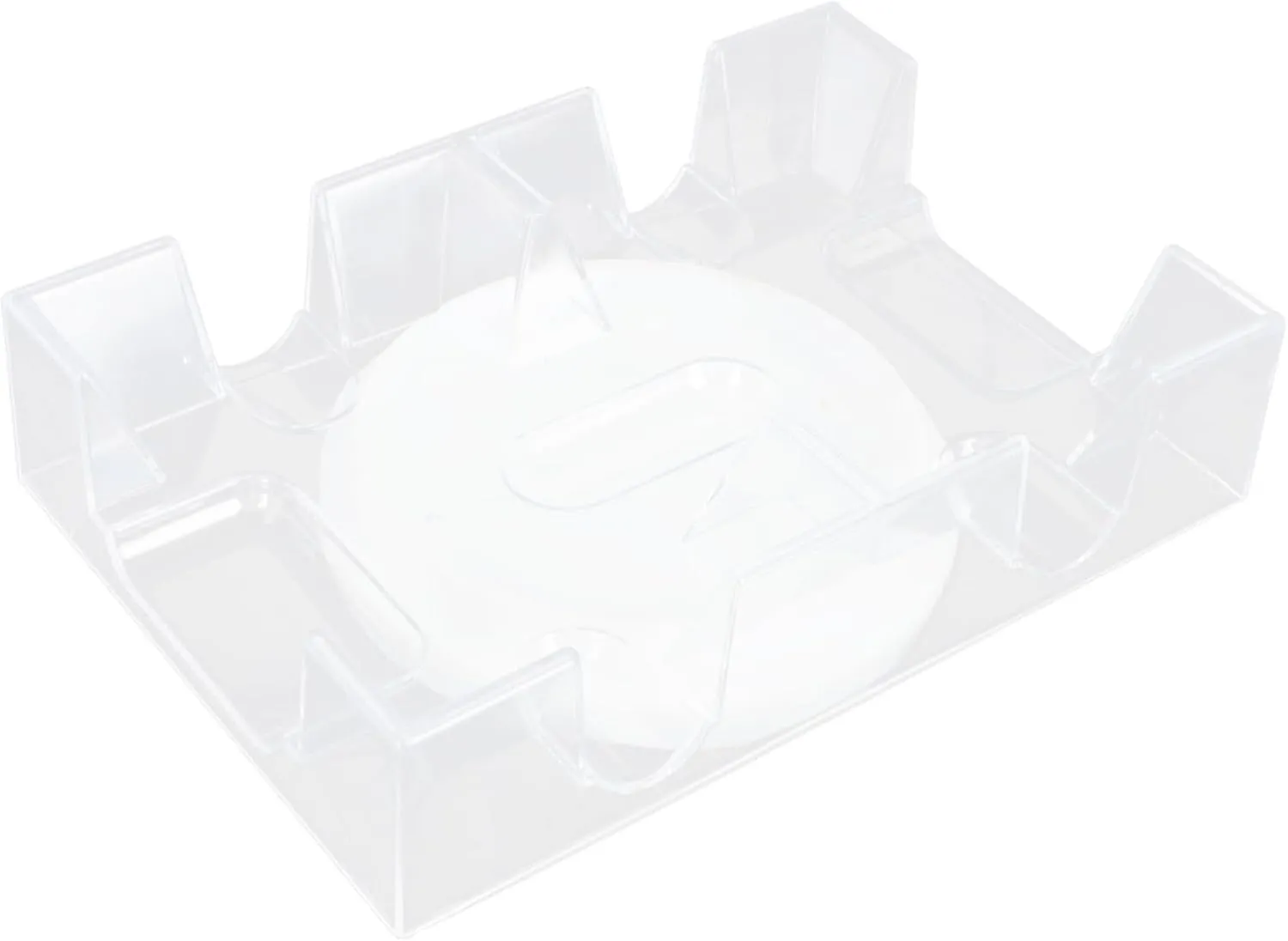 Poker Card Stand with Tray and Easy to Clean industrially affluent Playing Card Holder for Board Games Plastic Design Smooth Edges HANABASS Rotating 