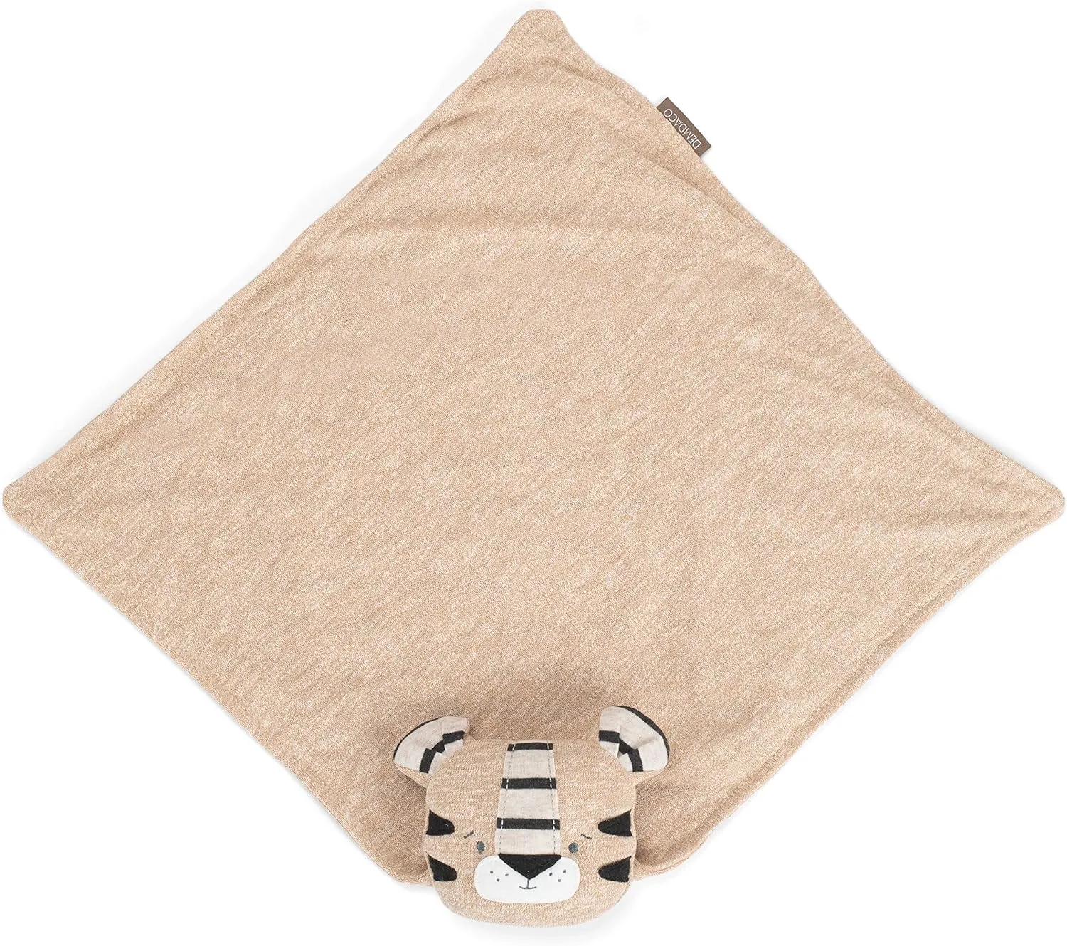 Polyester Fabric Stuffed Animal Blankie arrange DEMDACO Tiger Soft Brown 14 x 14 Plush 