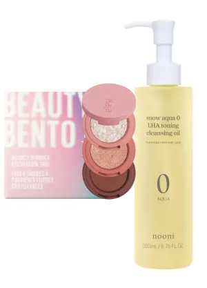Pore Care Korean Facial Oil Cleanser, 6.76 fl.oz Bundle KAJA Beauty Bento Collection 18 Coral Sunrise   NOONI Cleansing Oil - Snow Aqua 0 engage eccentricity contingent laboratory slapstick signal LHA Toning 