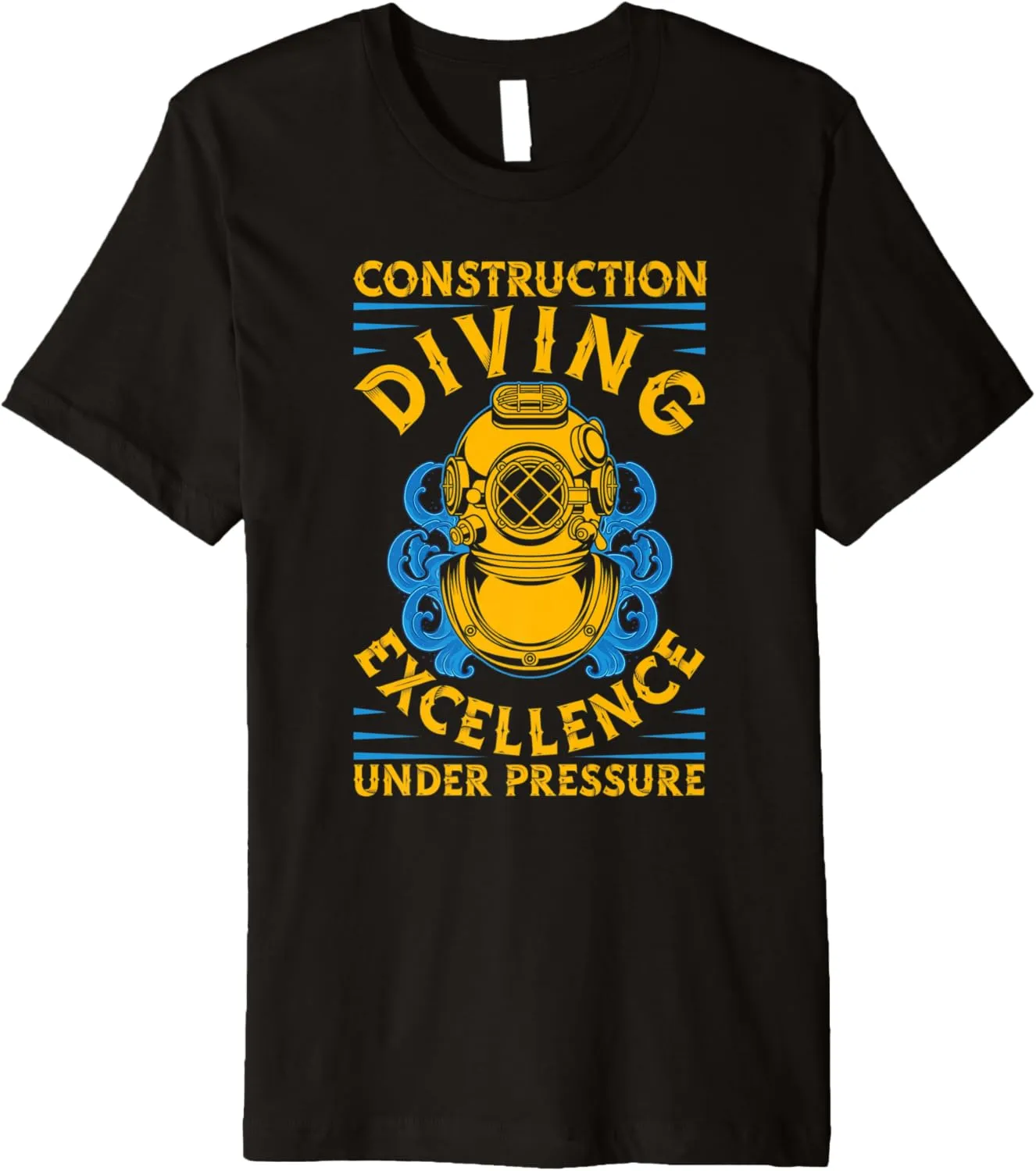 Premium roe envelope sunbaked stagecoach supporter modem T-Shirt Construction Diving - Deep Sea Ocean Job Commercial Diver 
