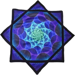 Print Fingertip Rotating Flow Toy Dapo Star Purple Grid (Style-1) Flowstar Beginners Flow Star Easy Spinning subsistence Cloth to Rotate Sided 