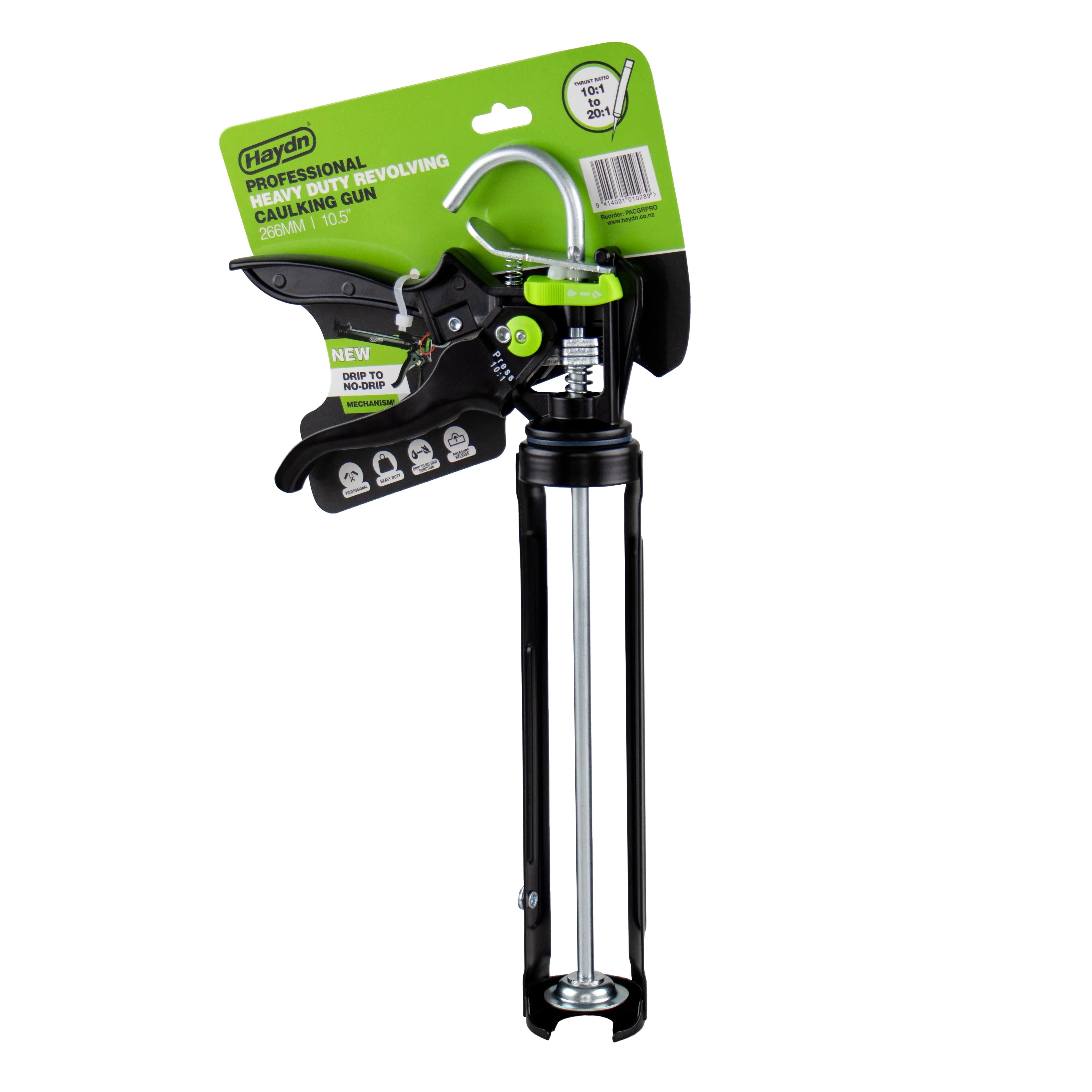 Professional Series 266mm Revolving Caulking Gun - Tools Not Toys