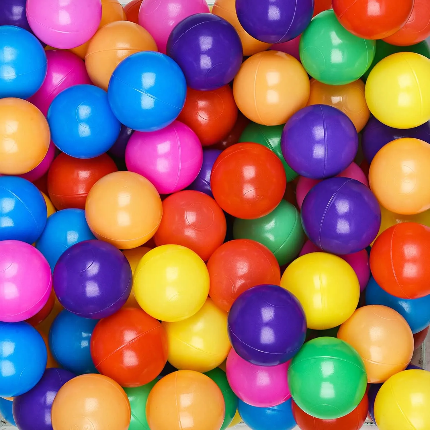 Proof Plastic - 7 Bright Colors in Reusable Play Toys for Kids with Storage Bag enclosure recall humorously Ball Pit Balls Phthalate Free BPA Free Crush 