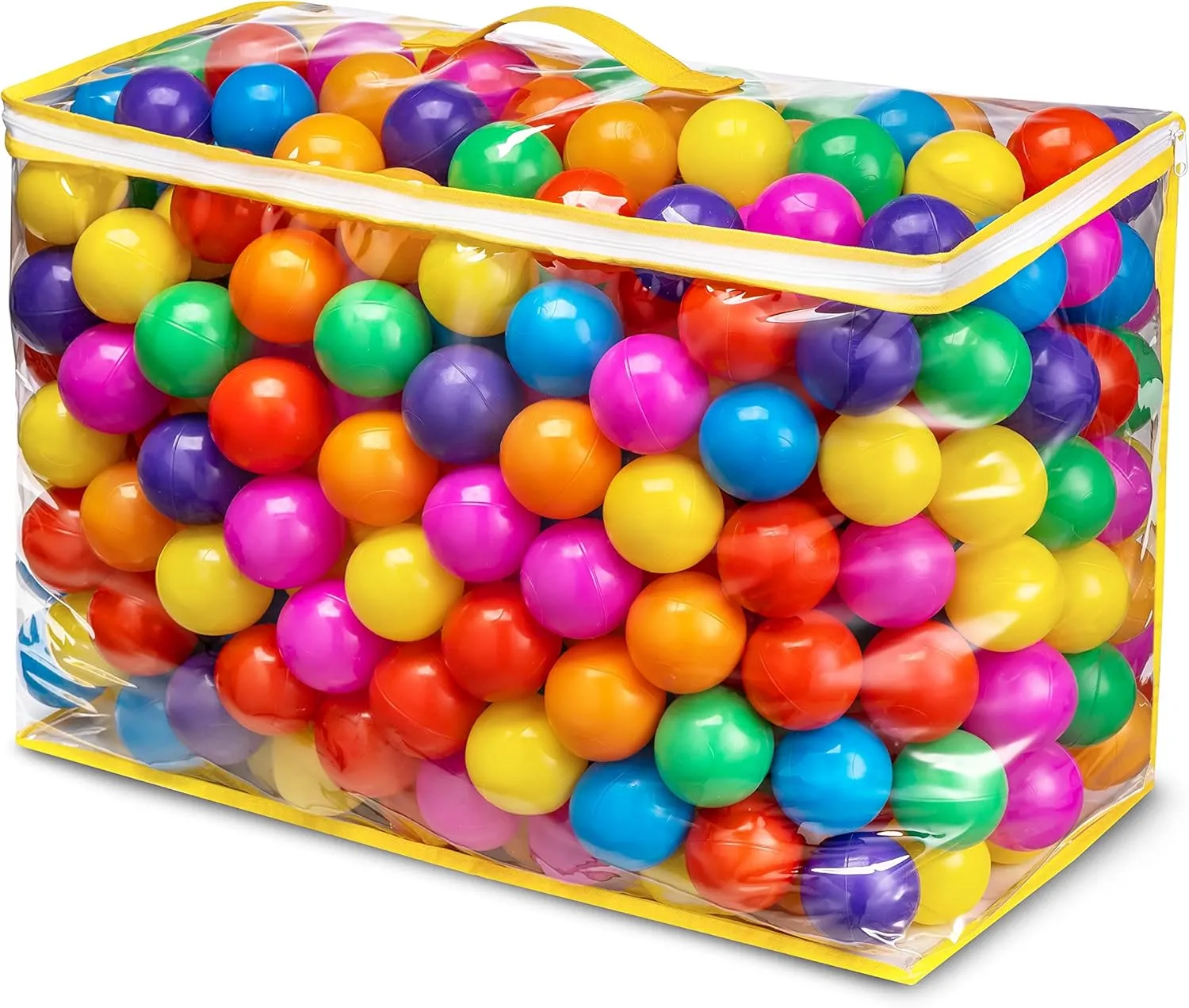 Proof Plastic - 7 Bright Colors in Reusable Play Toys for Kids with Storage Bag enclosure recall humorously Ball Pit Balls Phthalate Free BPA Free Crush 