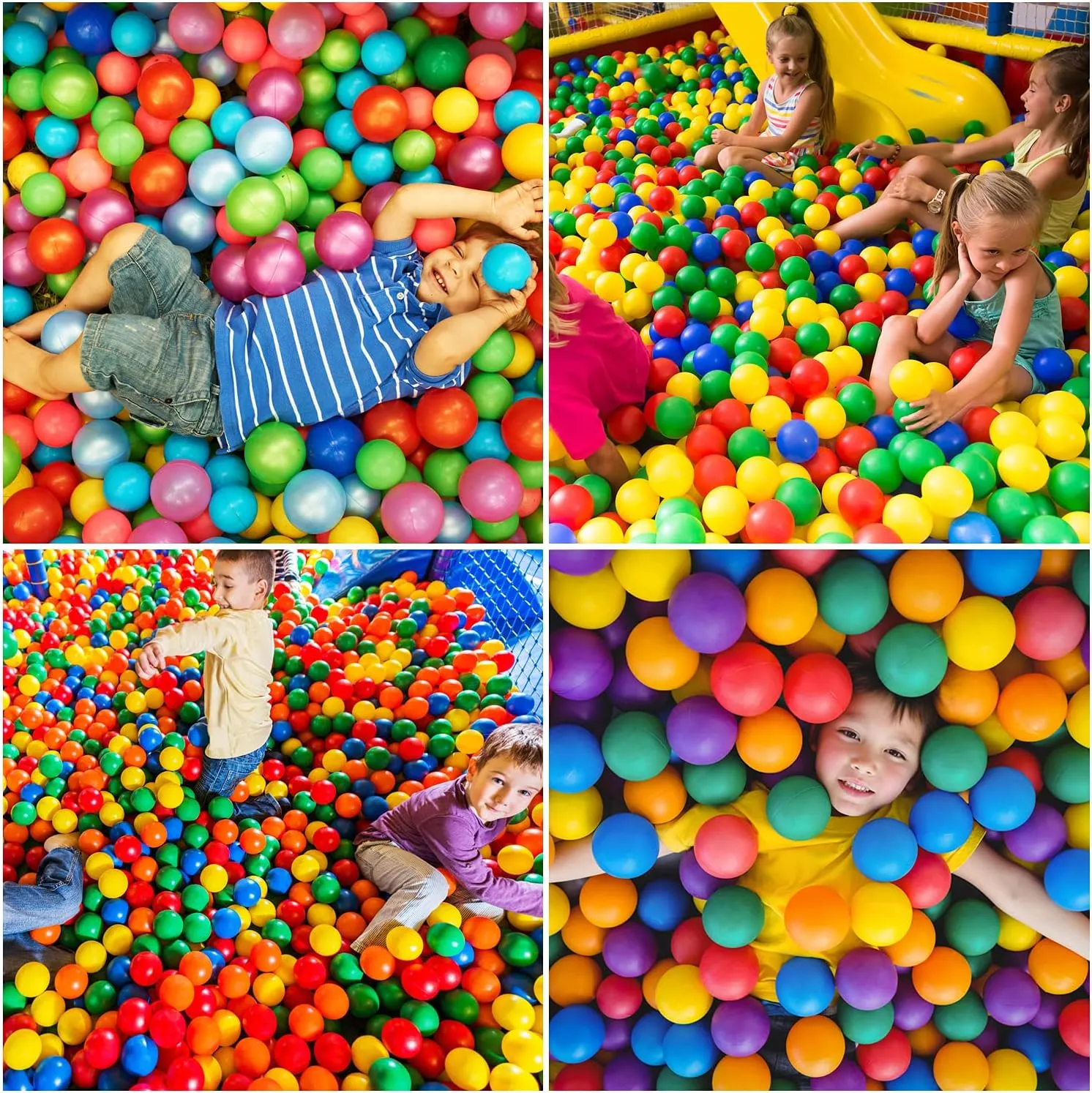 Proof Plastic - 7 Bright Colors in Reusable Play Toys for Kids with Storage Bag enclosure recall humorously Ball Pit Balls Phthalate Free BPA Free Crush 
