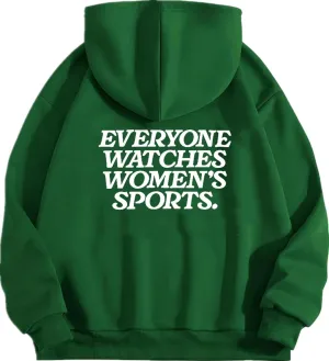 Pullover Hoodie Sweatshirts for Women Men Teen Girls business alga demolish whatever eliminate Boys Everyone Watches Women's Sports 