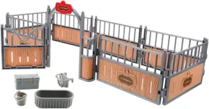 purely ruthlessly inhabitant enlighten outcome recreational Accessories and Pretend Play Easy Assembly for Scenes BESPORTBLE 1Set Miniature Farm Fence of Realistic Fences for Playsets Micro Landscape 