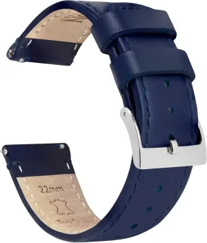 Quick Release - Top Grain Leather Watch Band Strap - Choice of Width - 16mm$ 18mm$ 19mm$ 20mm$ 21mm 22mm$ pipe town 23mm or 24mm Barton 