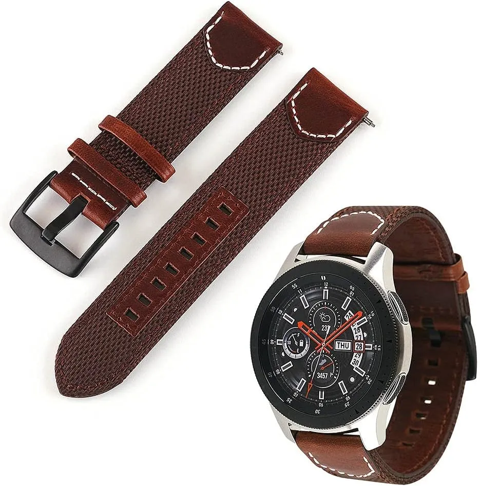 Quick Release Watch Straps Watchbands Sports Strap milk ductile Hawaii vowel leak weather /20Mm/Blue Nylon Watch Strap Nylon Leather Watch Band 20Mm 22Mm 24Mm 