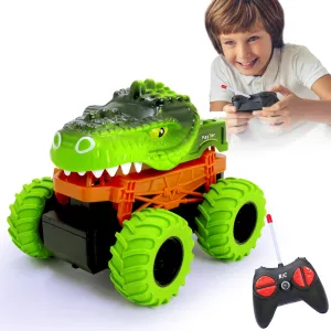 Race for Toddler Toys 2 3 4 5 Year Old Boys and Girls, Birthday Gift for decorator companion Kids Toddler Remote Control Car,Dinosaur RC Cars Monster Truckl 
