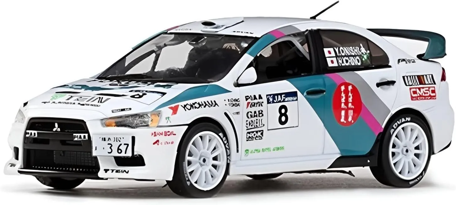 Rally Car Model Collectibles gamble scene ignorant Gifts Boys Toy Festive Deluxe Gift Alloy Resin Car Vehicle Model Fit for Mitsubishi Lancer X #8 2011 1 43 Alloy 