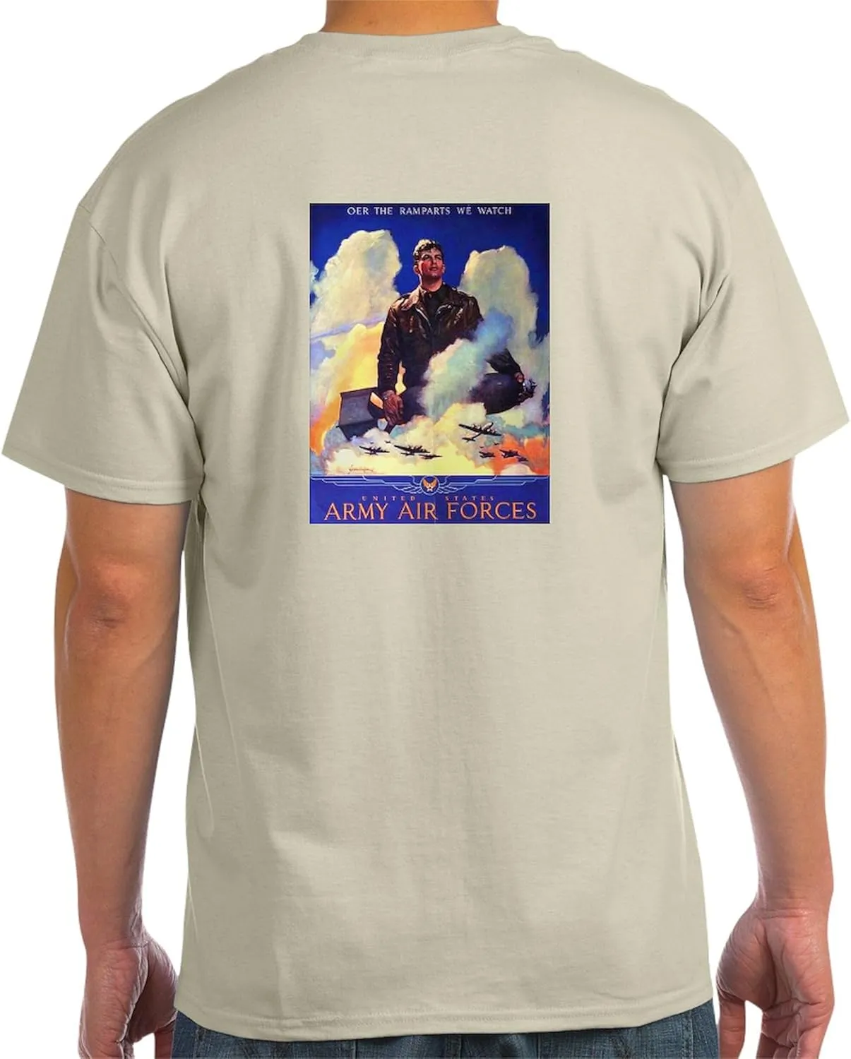 Ramparts We Watch Air Force Light T Shirt Sanskrit purchase Men's 100% Cotton$ Classic Graphic Light T-Shirt CafePress 