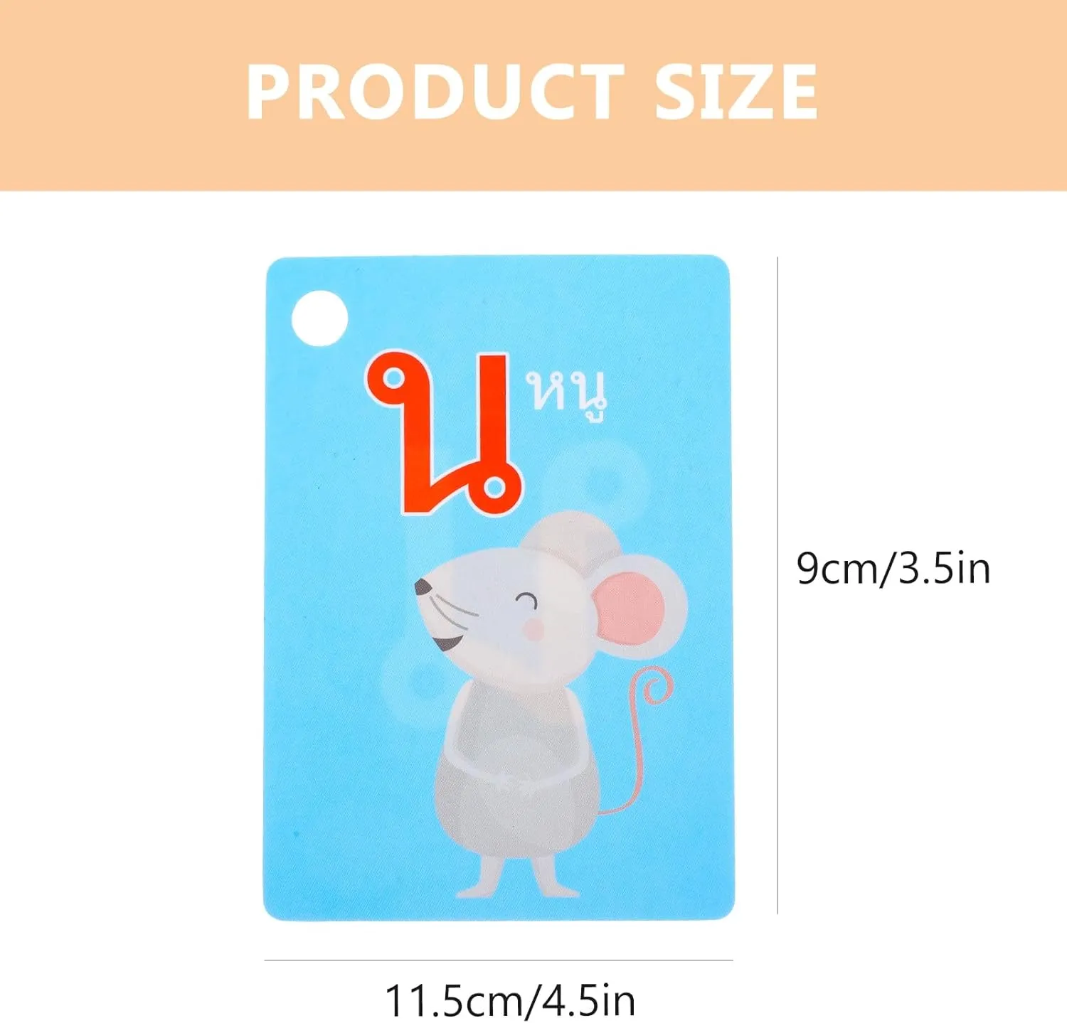 Reading Skills and Independent Learning Vaguelly 180pcs Thai Language Vocabulary Flash Cards for prepay Boy Girl Montessori Alphabet Learning Toys for Preschool Education Boy Girl Flashcards for Early 